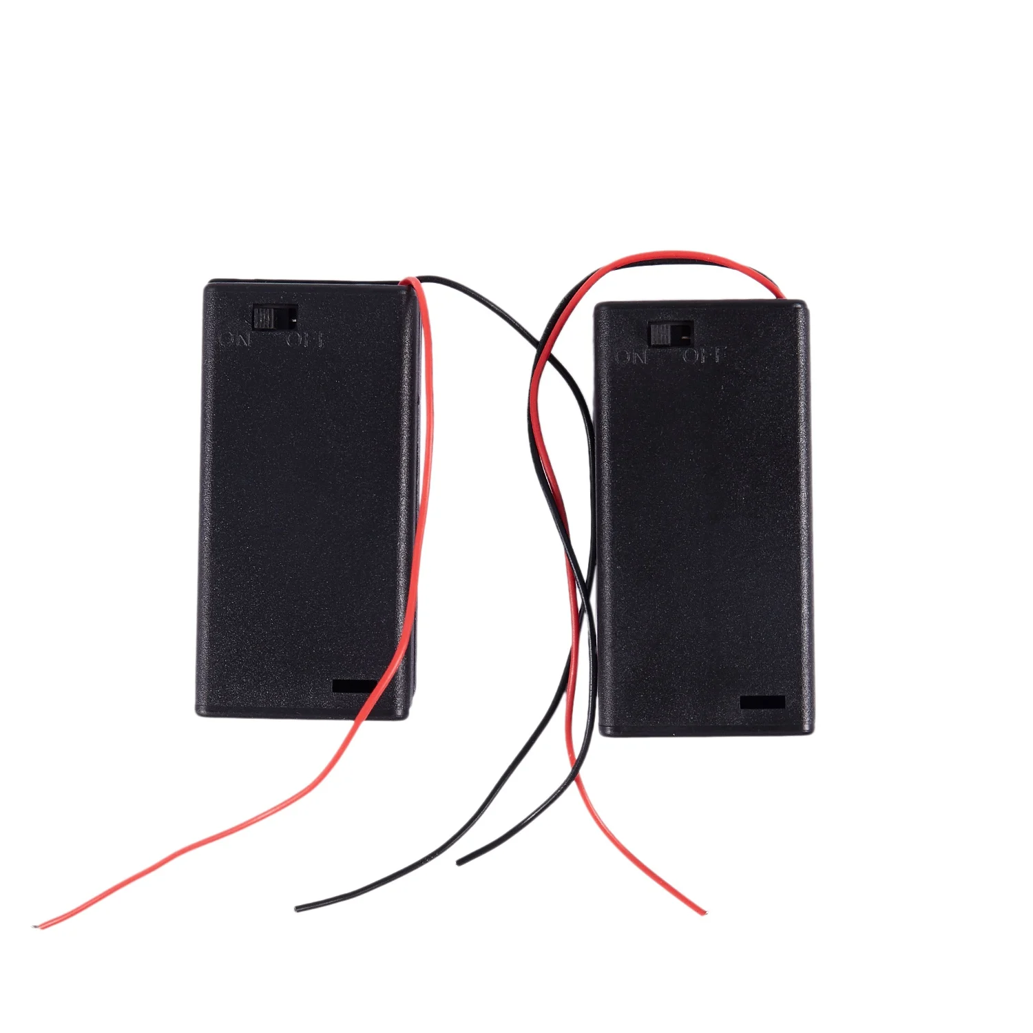 2 X AA 3V Battery Holder Case Box Slot Wired ON/OFF Switch W CoverAB32