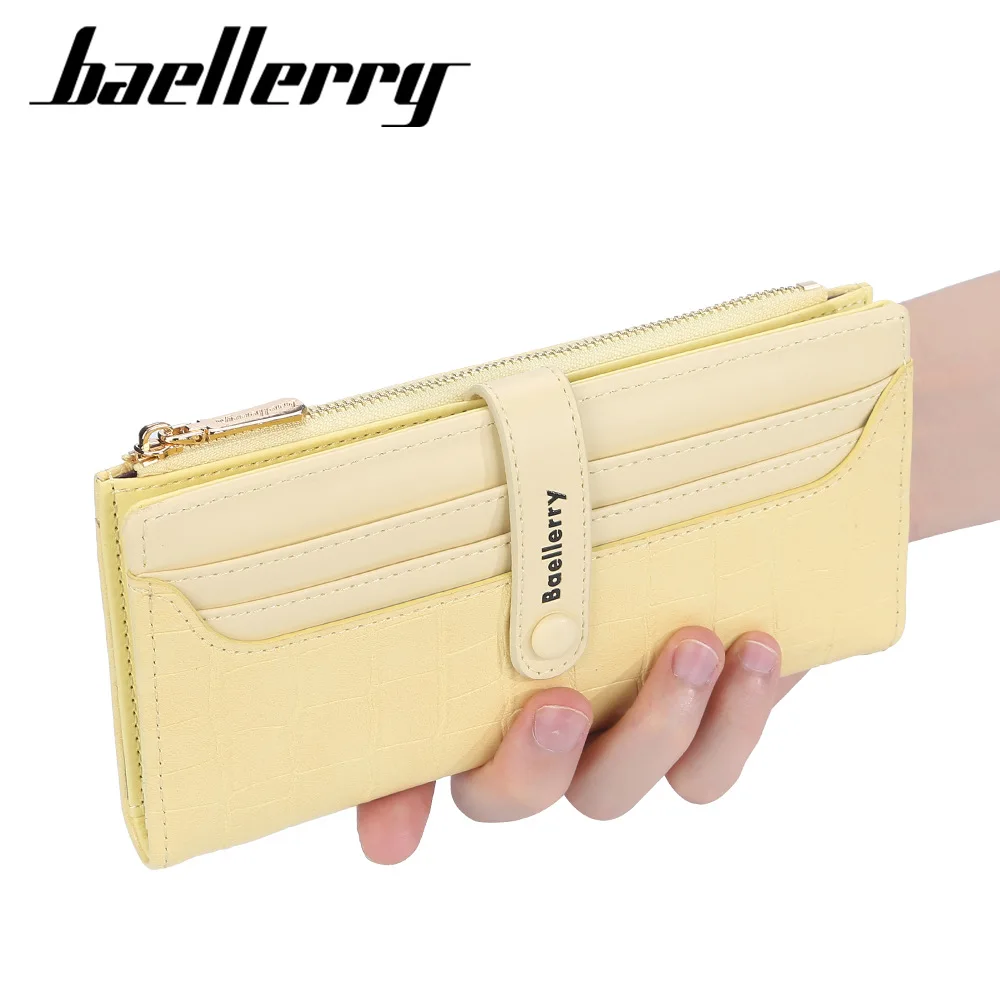 

New High Capacity Crocodile Wallets for Women Luxury Brand Design Long Wallet Zipper Purses Female Coin Purse Credit Card Holder