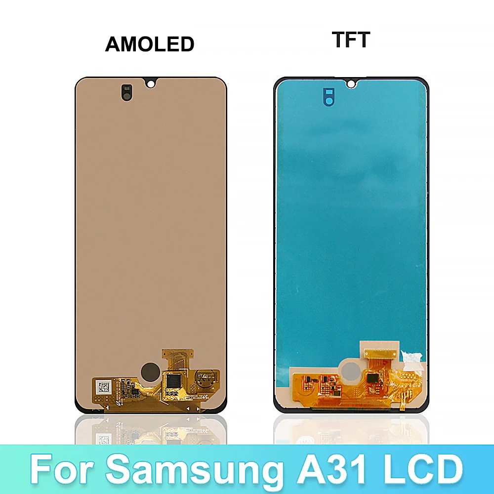 TFT LCD Screen for Samsung Galaxy A31 / SM-A315 Digitizer Full Assembly with Frame Phone Display LCD Screen