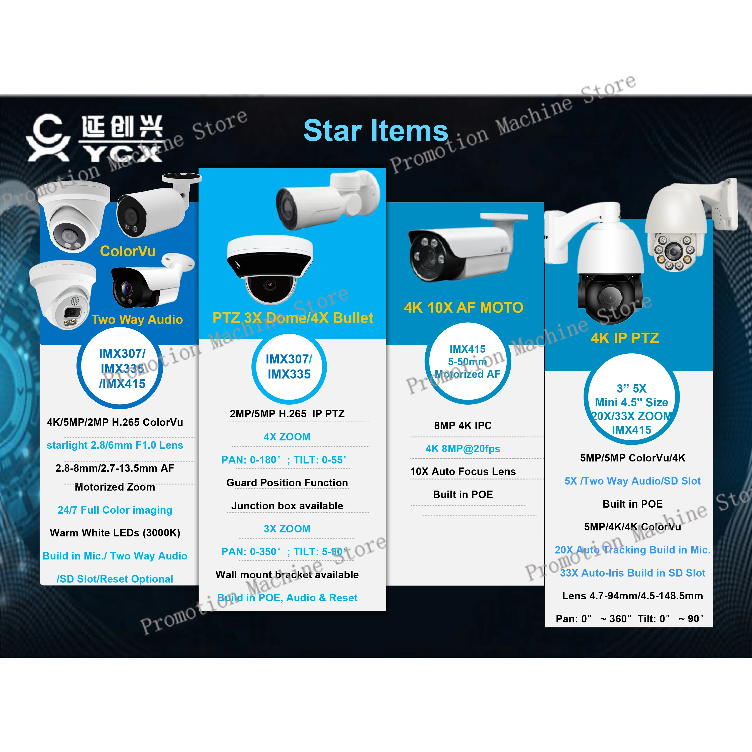 4K 8MP 25x زووم بصري POE IP PTZ سرعة كاميرا بشكل قبة الأمن في الهواء الطلق AI الإنسان تتبع السيارات بناء في هيئة التصنيع العسكري. مسافة 100 متر بالأشعة تحت الحمراء P2P