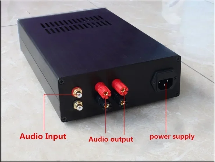 

AC220V TDA7293 100W+100W HiFI amplifier With treble alto bass adjustment