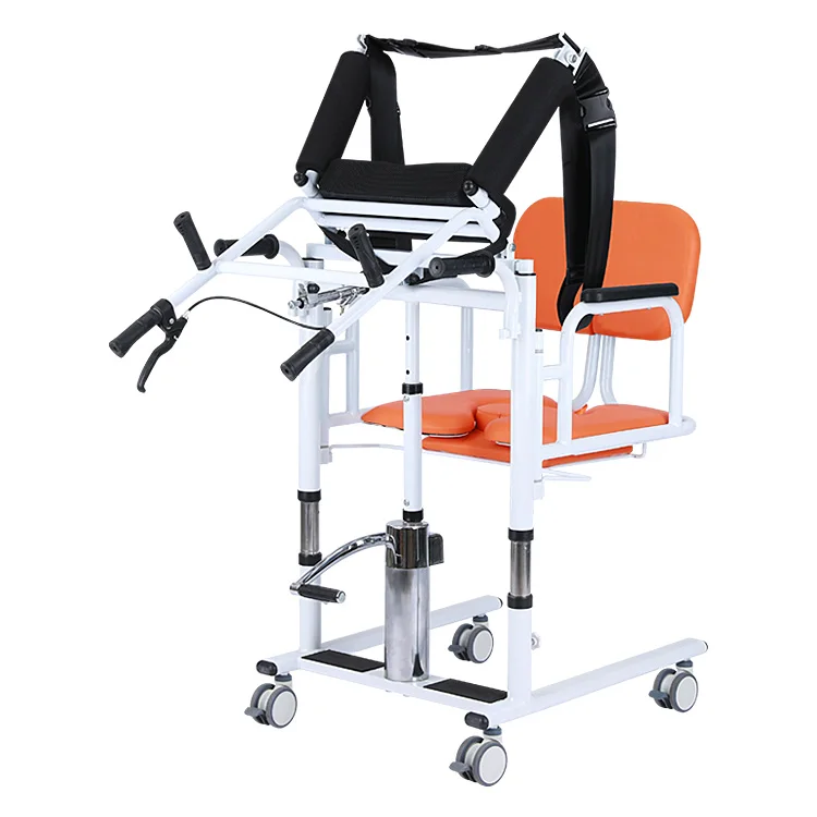 

Patient LiftsHydraulic Lift Transfer Chair For Disabled Patients Bathroom Safety Equipment For Easy Patient Moving