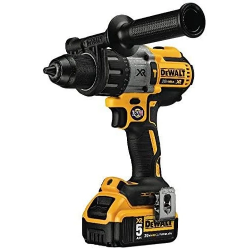 20V High-Performance Cordless Hammer Drill Kit with Brushless Motor and 3-Speed Settings