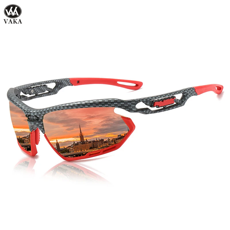 

Cycling Glasses Polarized Lens Outdoor Sunglasses for Men Women Sport Sunglasses Bike Eyewear Bicycle Windproof Eyewear Vaka