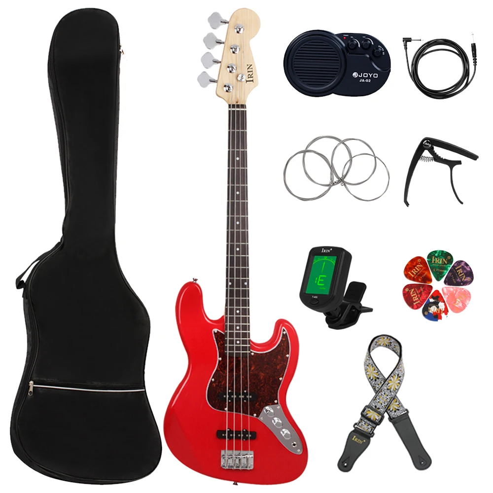 

4 Strings Electric Guitar 20 Frets Sapele Bass Guitar Stringed Instrument With Amp Tuner Capo Bass Guitar Parts & Accessory