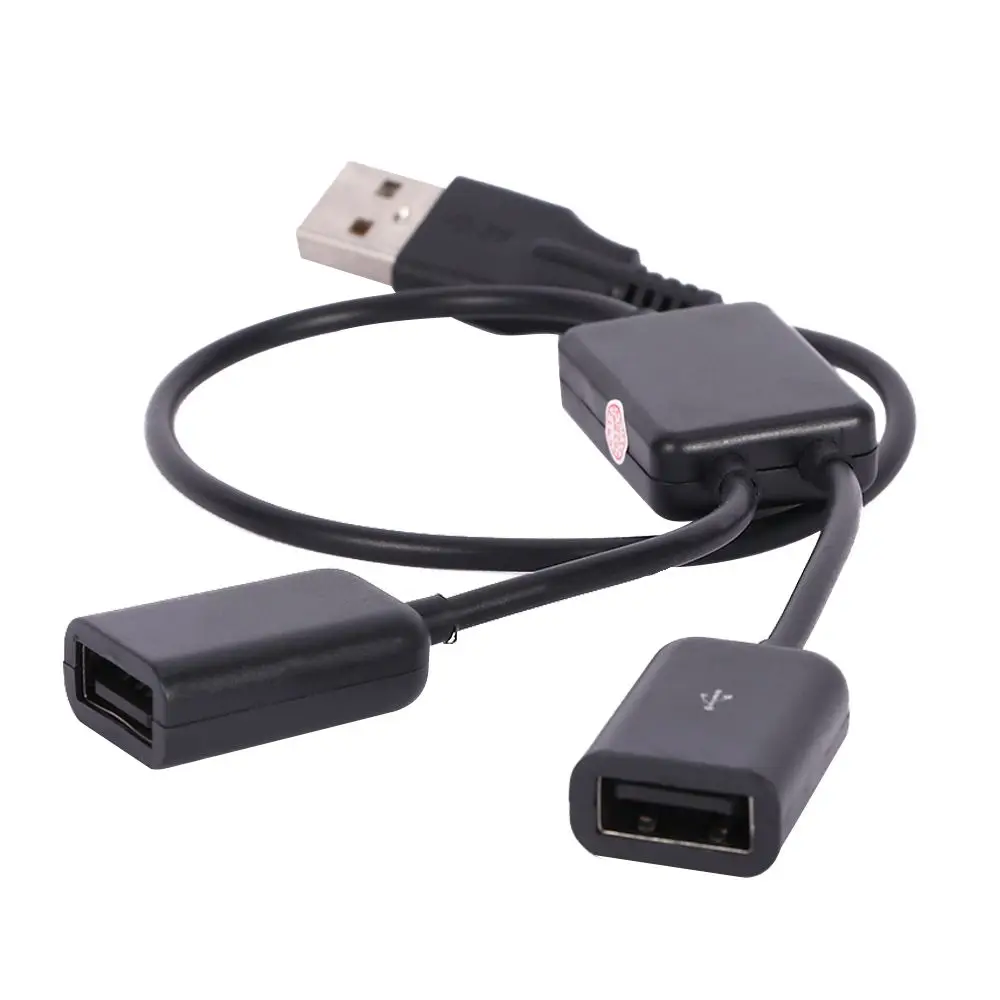 Practical To Dual USB Female USB Male USB Converter Male To USB Female OTG Adapter Extension Splitter Hubs