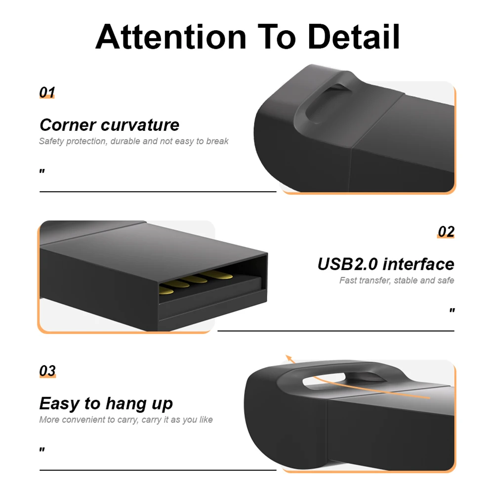 Original Mini USB Flash Drive 128GB 64GB Ultra Fit  Pen Drive 32GB 16GB 8GB 4GB Memory Stick U Disk Free key chain Gift