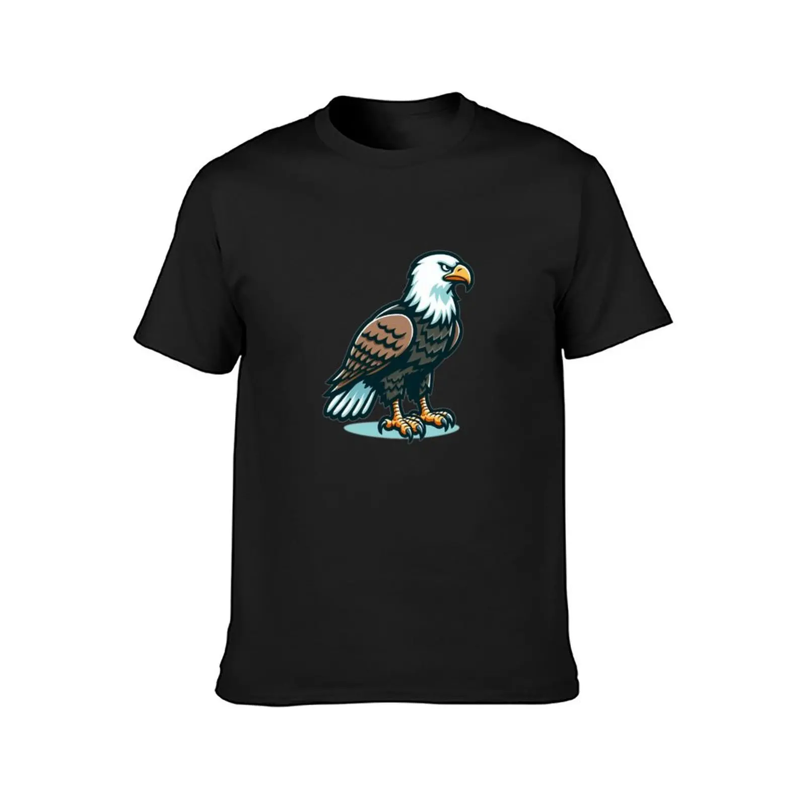 Bald eagle bird cartoon T-Shirt customizeds blanks graphics T-shirt men