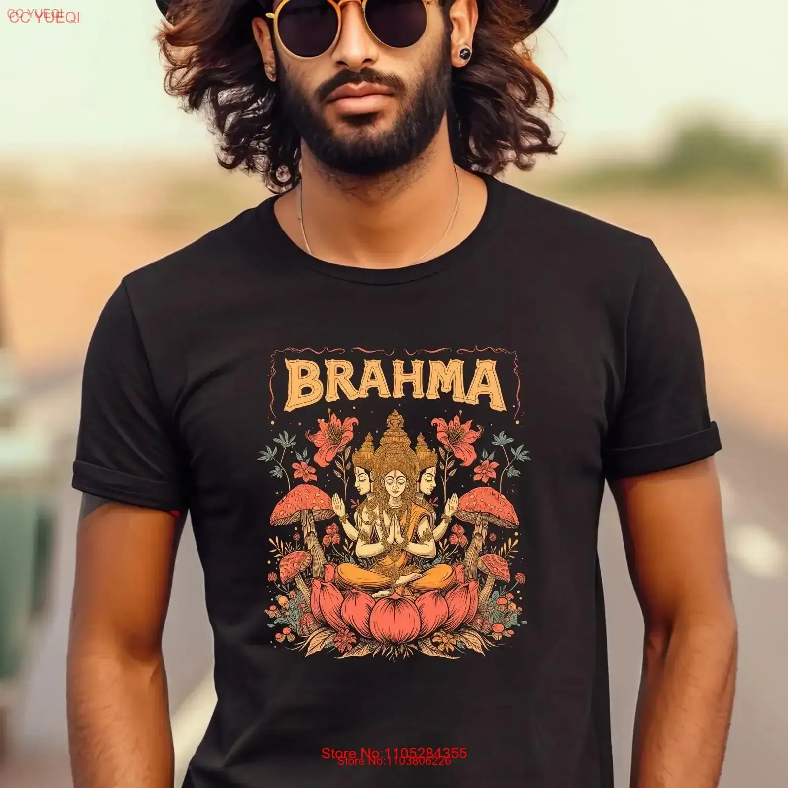 T-shirt de dieu hindou, vêtements religieux indiens spirituels, tenue dévotionnelle d'Asie du Sud, vêtements de créateur vintage lavés et élégants
