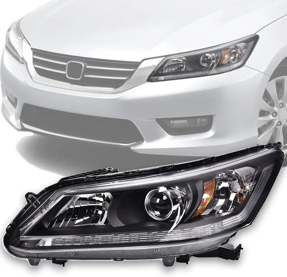 

Левая фара со стороны водителя в сборе, светодиодная, совместимая с Honda Accord 2013, 2014, 2015,
