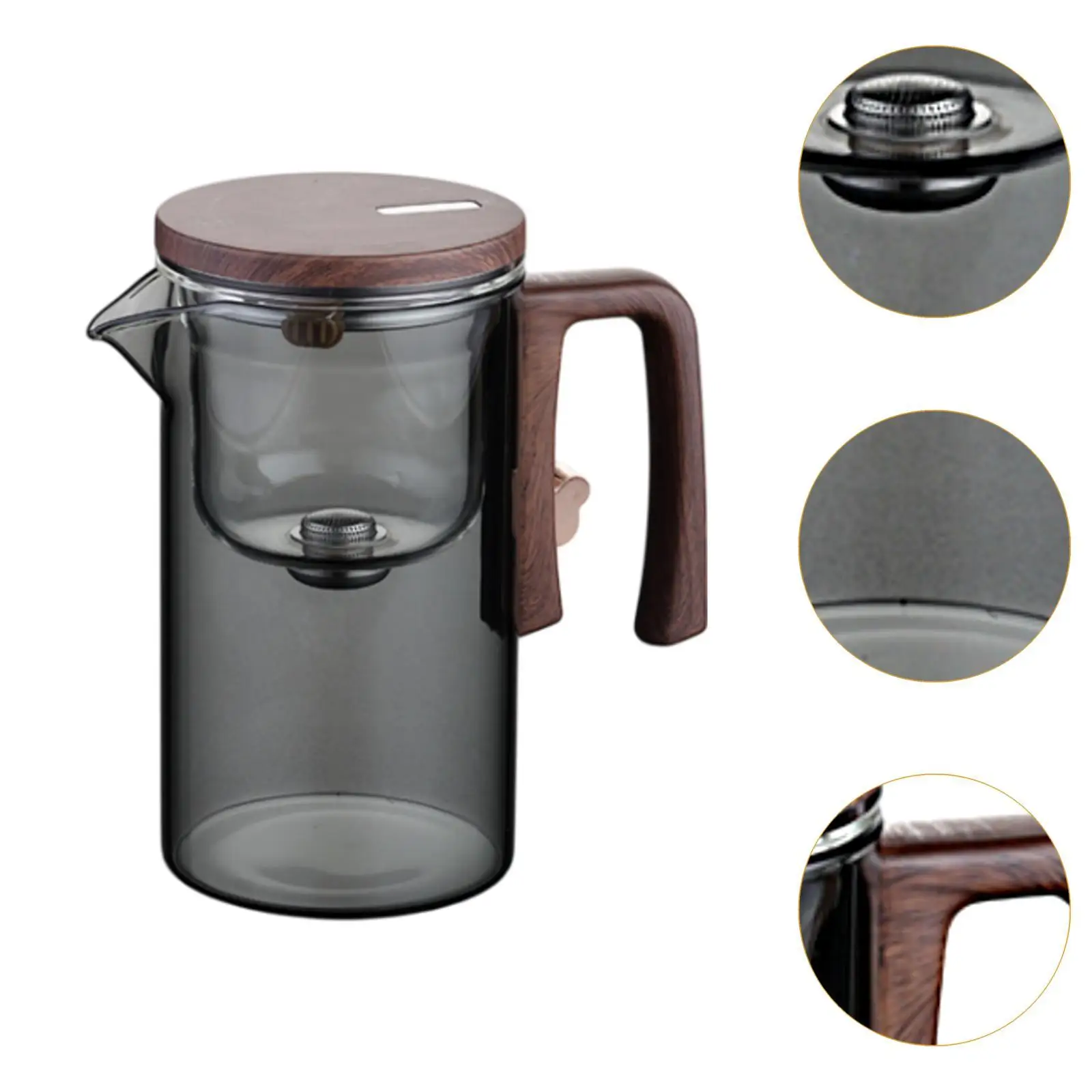 Glass Tea Pot with Removable Infuser for Tea Lovers Gift Hotel Household