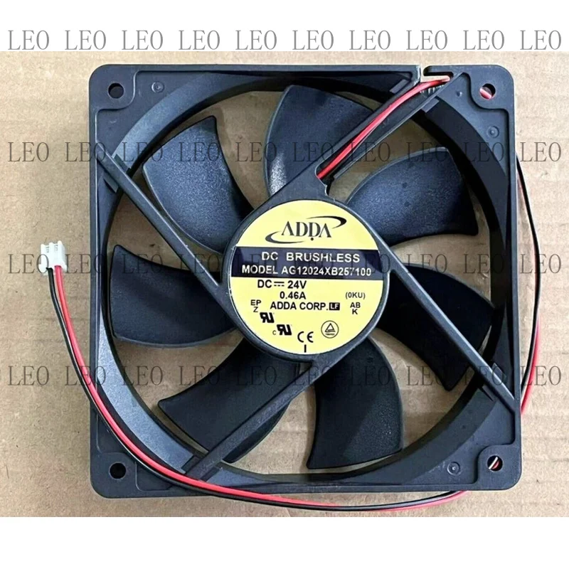 MY For ADDA AG12024XB257100 12025 12CM DC24V 0.46A Welding machine cooling fan