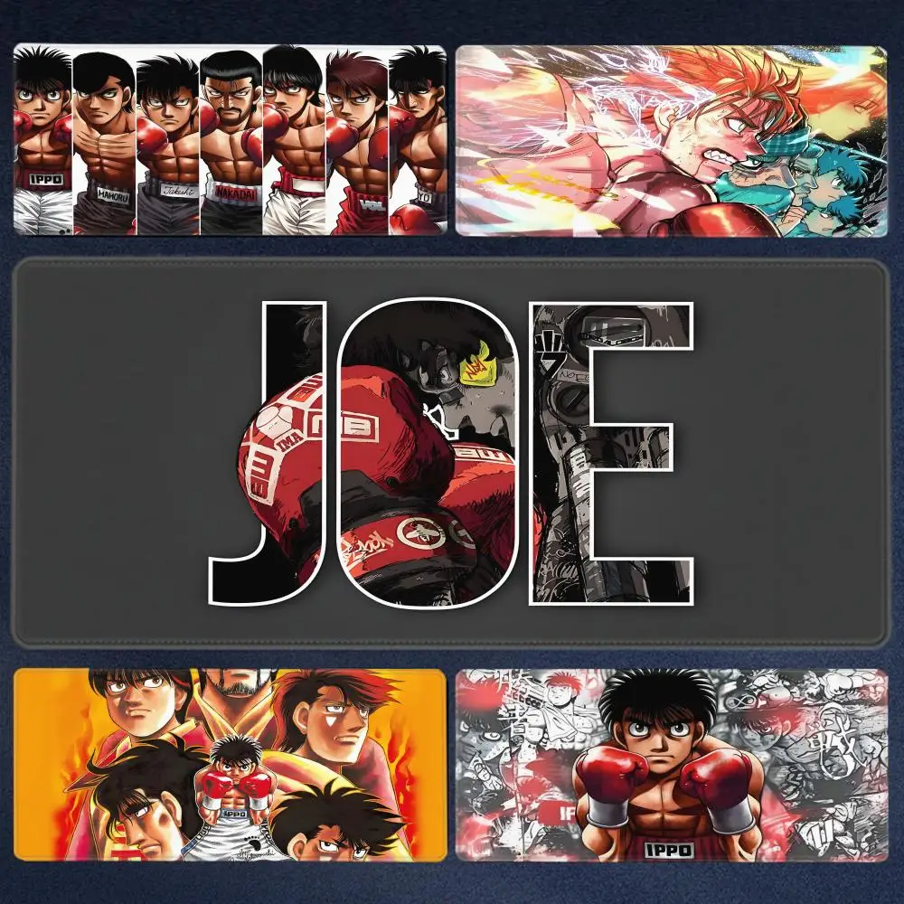 H-Hajime No Ippo Mouse Pad, Tapetes de Mesa para Teclado, Kawaii de Goma, Tapete de Mesa Antideslizante, 1000x500