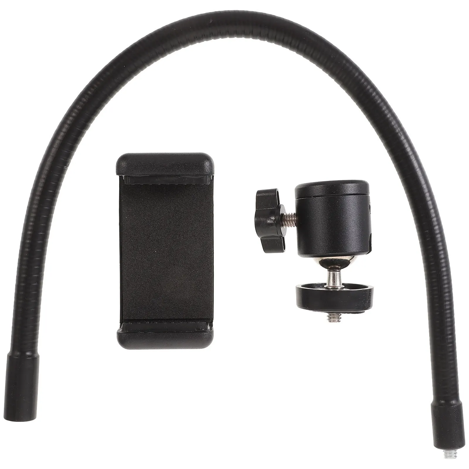 

1Set Phone Tripod Holder Flexible Hose Adjustable Angle Portable Stable Ball Head Universal Smartphone Tripod Mount Adapter