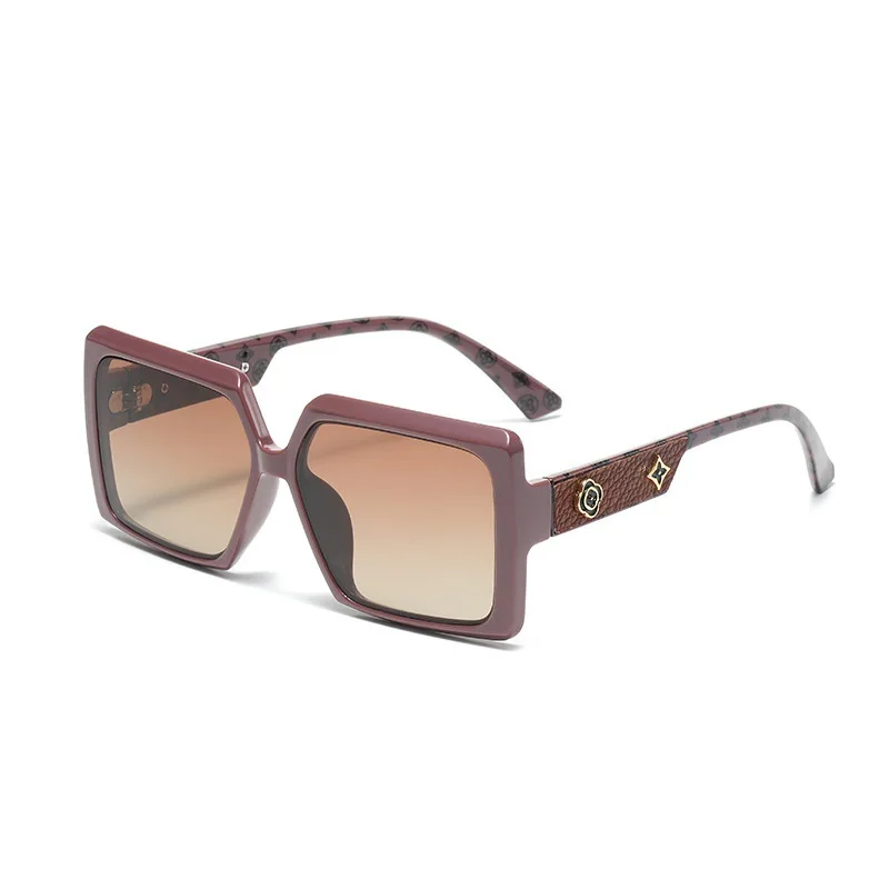 

New Unisex Square Flower Frame Sunglasses Women Retro Trend Fashion for Round Faces European American Style Versatile​