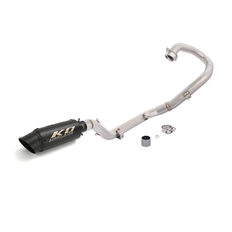 For SUZUKI DRZ 400S 400SM 400E 2000-2024 Motorcycle Whole Slip On Exhaust System Header Link Pipe Muffler Stainless Steel Escape