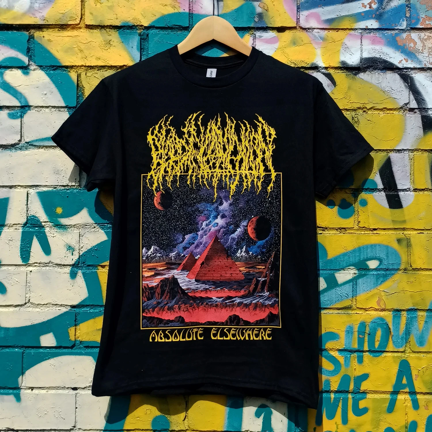 Summer New Streetwear Y2K Fashion T-shirt BLOOD INCANTATION Band Dark Metal Peripherals Print Tee Men Women Oversized Cotton Top