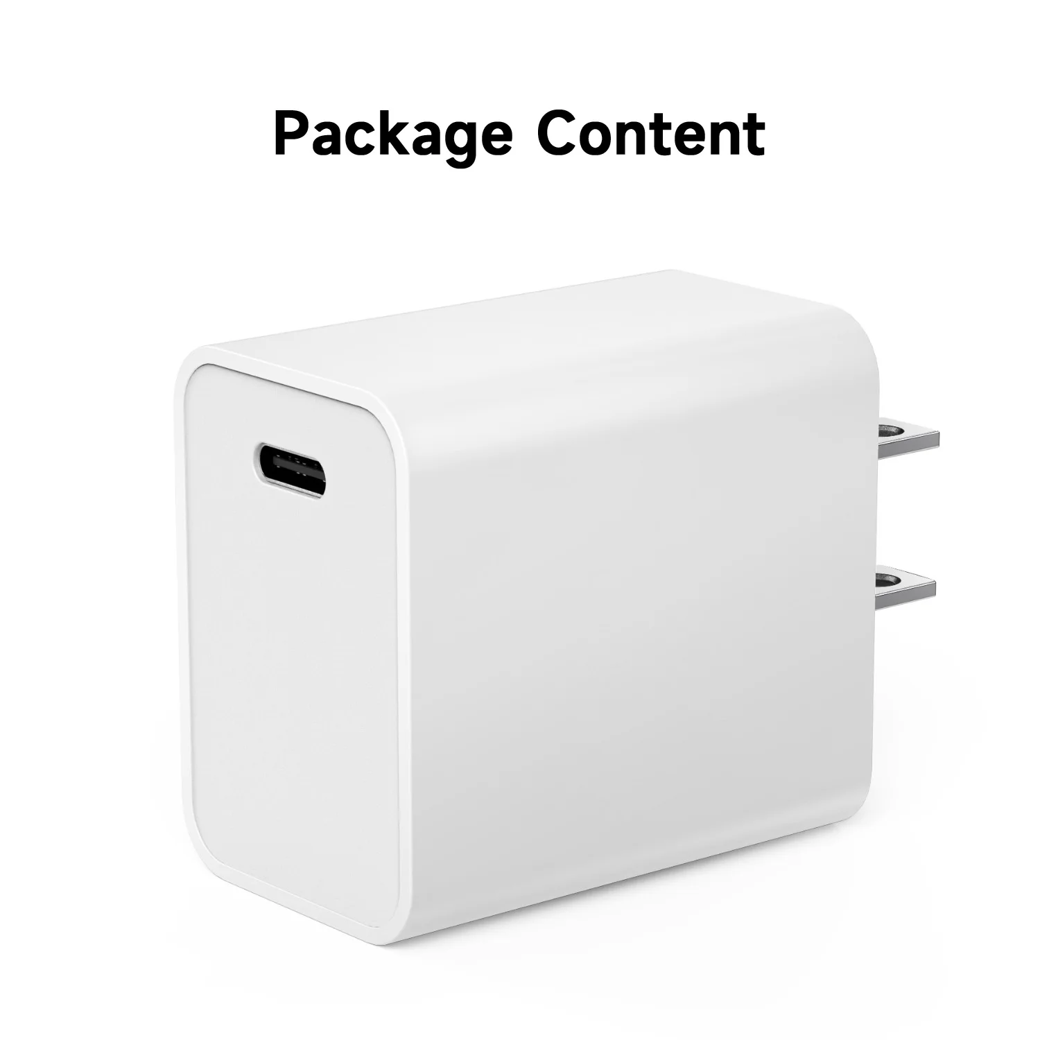 Waveshare PD20W Fast Charger, USB Type-C Wall Charger Block, US Plug, Compatible With Multiple Charging Protocols Such As PD/SCP