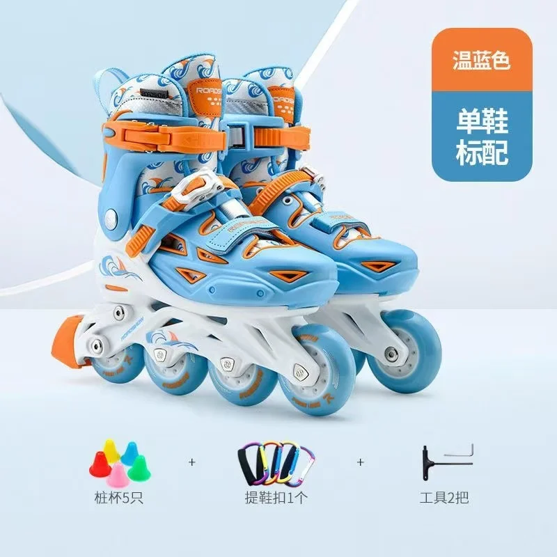 

Lexiu 906S Roller Skates Sneakers for Girls and Boys Professional Beginner Inline Skating Shoes for Children Training