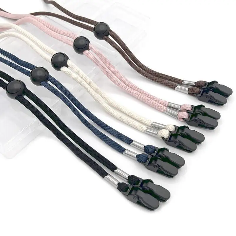 

3PCS Outdoor Windproof Hat Strap Lanyard Rope Wind Clip Prevent Being Blown Off Tool For Camping Hiking Travel Climbing