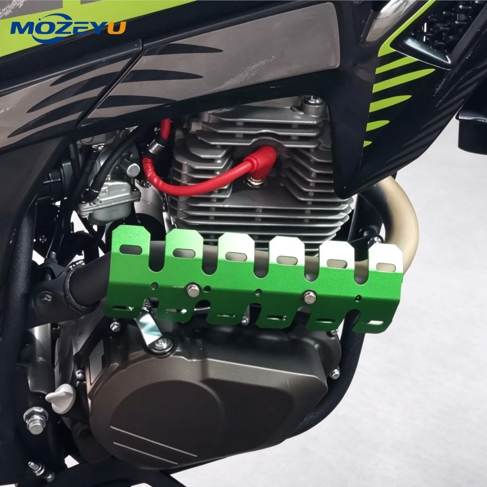 Exhaust Pipe Protector Bendable Heat Shield Cover Guard Anti-scalding FOR Kawasaki KX65 KX85 KX100 KX 125 D-tracker 250SB 250 SL