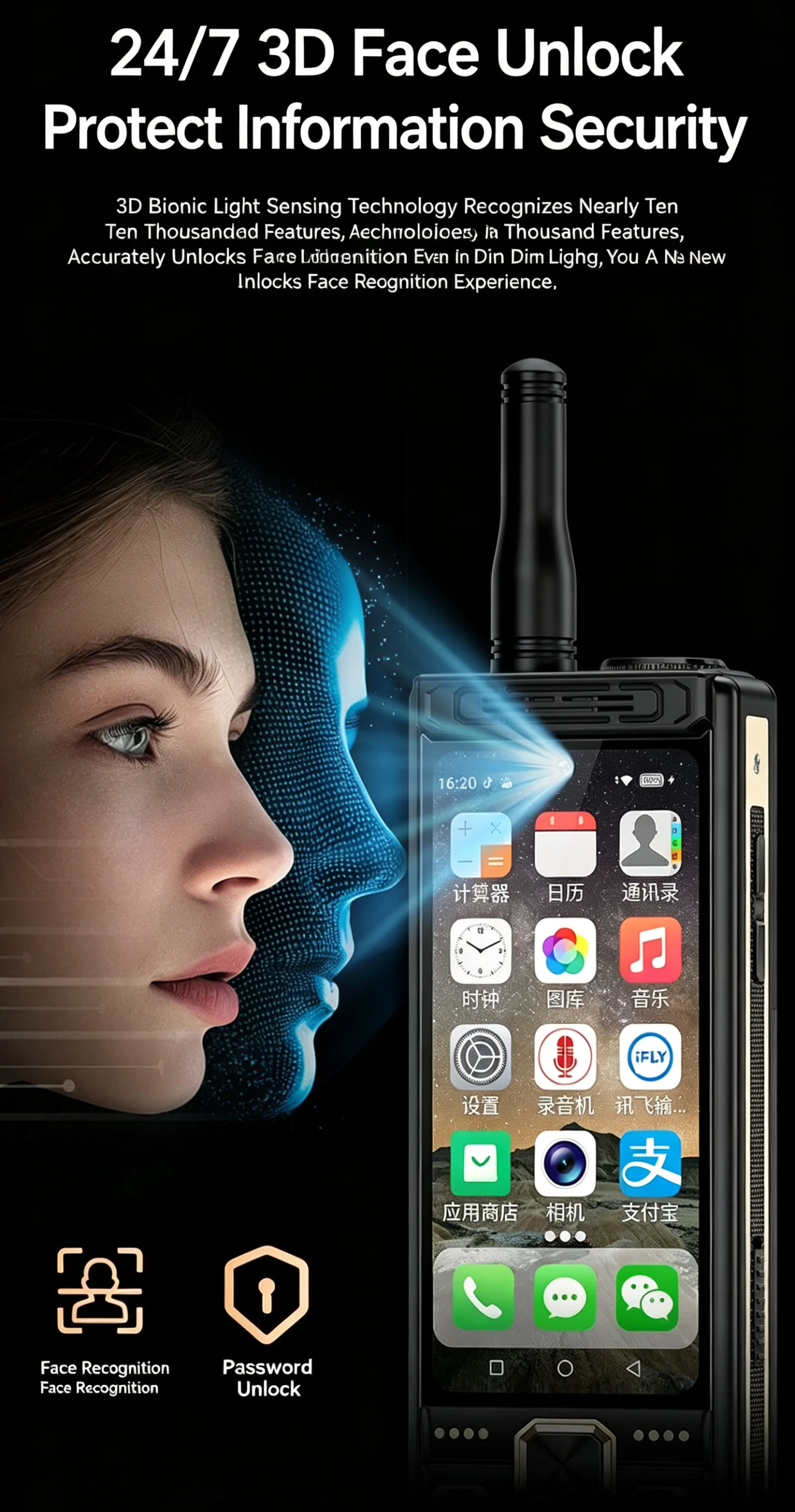 Sec5a4828e1484ea686d318fbdd043c71v Touch  Screen 4G LTE Mobile Phone Android 13 4GB RAM 64GB ROM Fast Charging Dual SIM WiFi 5G/BT5.0/GPS