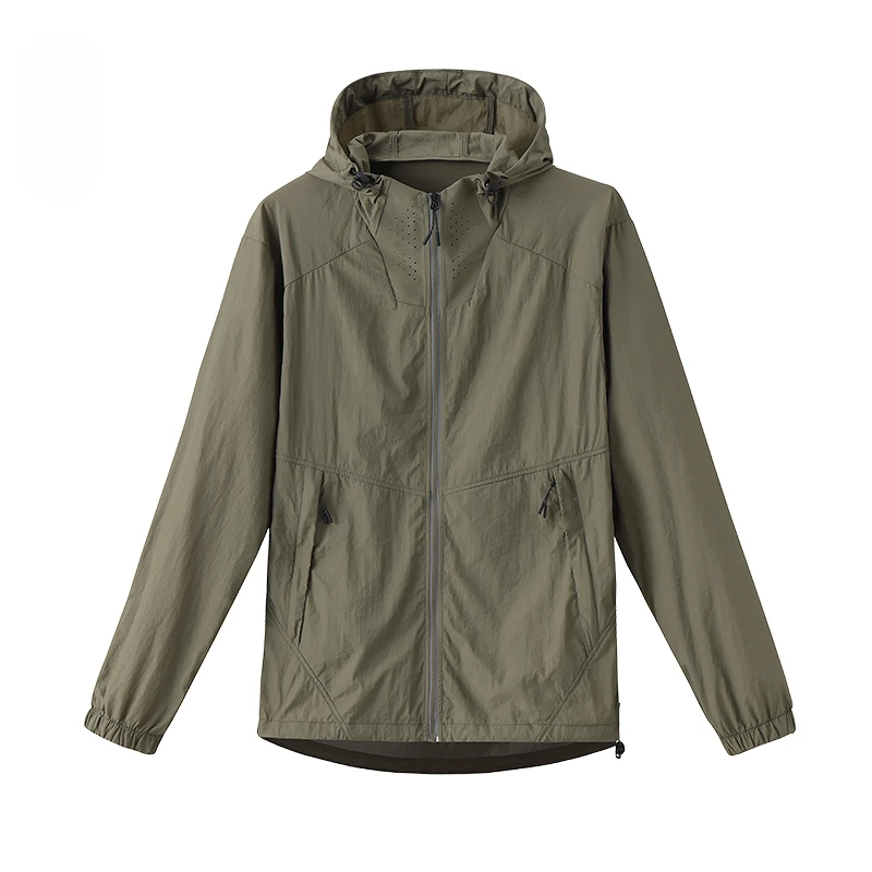 Manteau à capuche imperméable pour couple, veste légère d'été, vêtements de protection solaire, randonnée en plein air, escalade, camping, mode