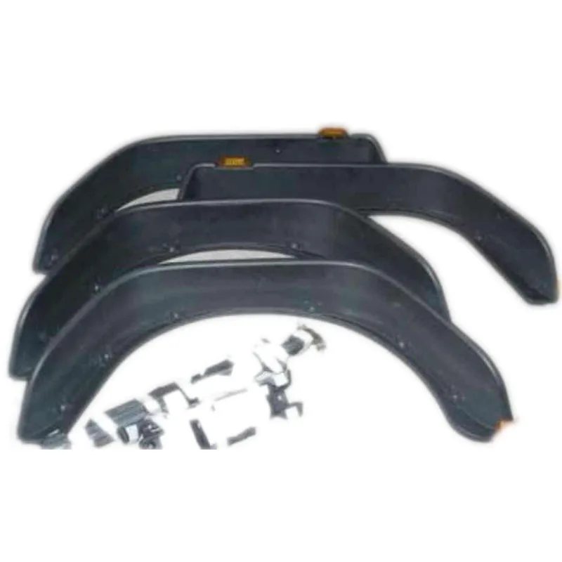 Mudguard Front & Rear Fender Flares Mud Guard Air Plane Style for  Wrangler JK 2007-2017 LantSun J094
