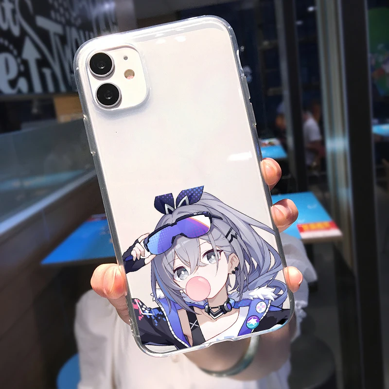 Soft Silicone Phone Case for iPhone 14 Pro Max 13 12 Mini 11 Pro XR XS X 8 7 Plus SE 20 Honkai: Star Rail Kafka March 7th Cover