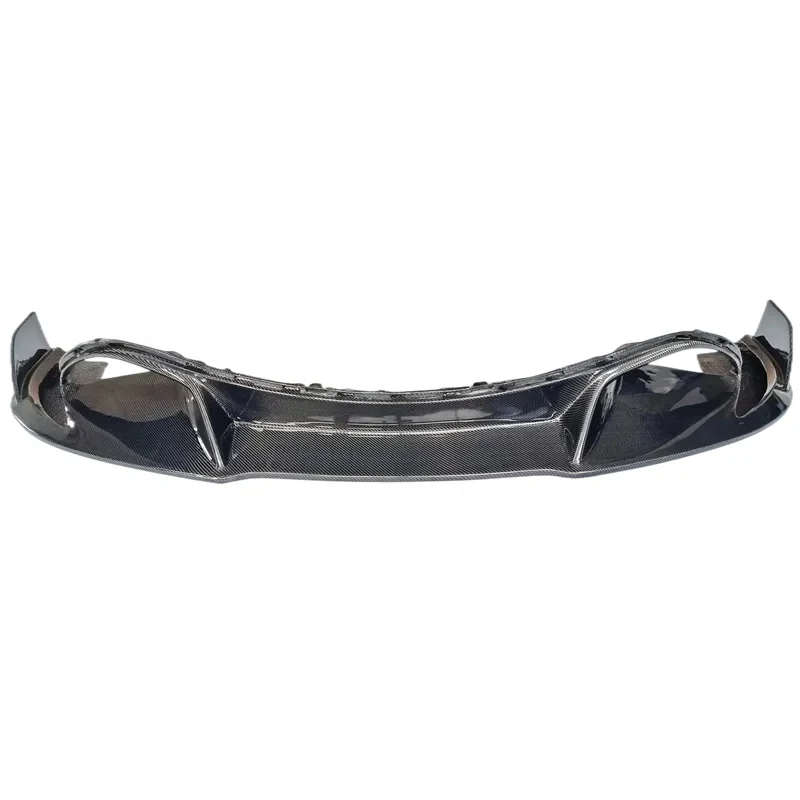

Premium Hot Pressed Dry Carbon Fiber V Style Front Bumper Lip & Spoiler