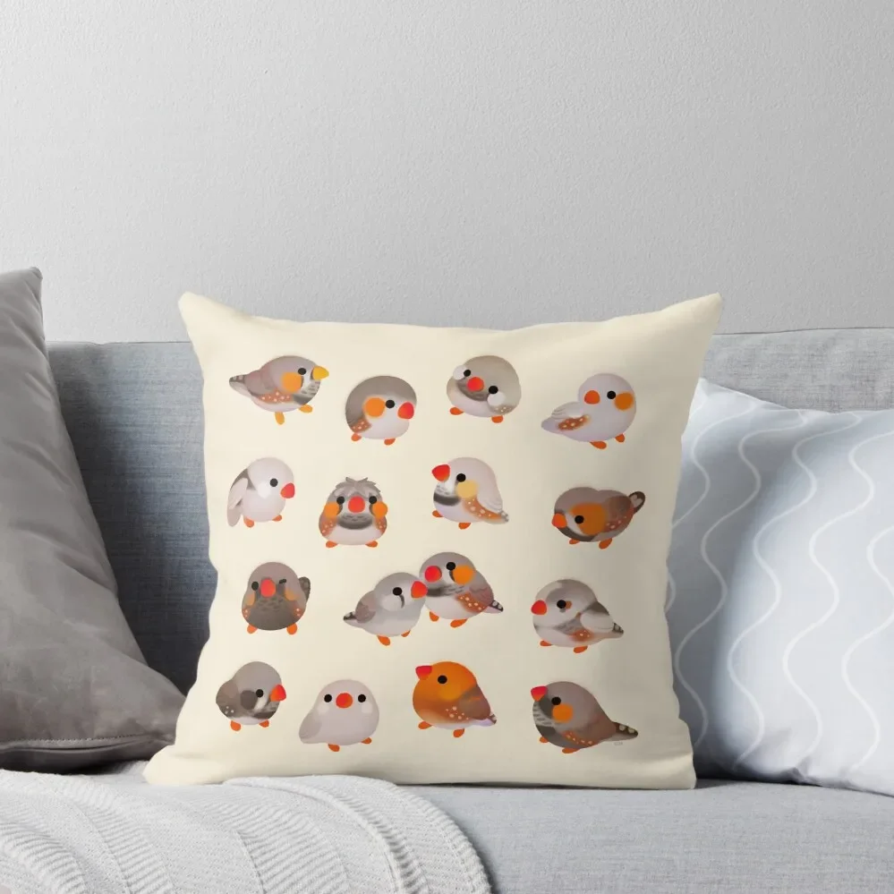 

Zebra finch Throw Pillow Custom Cushion Christmas Covers Sitting Cushion Throw Pillow Covers pillow