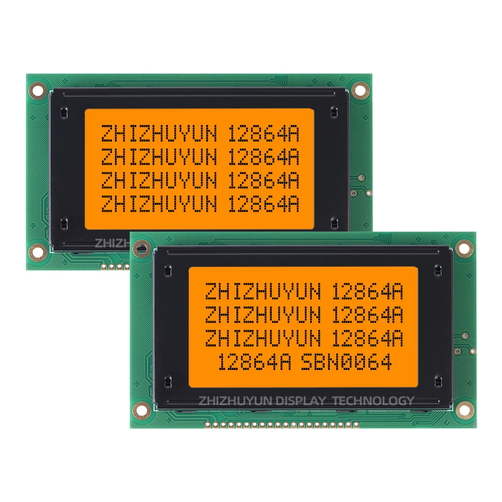 Módulo de Display LCD com Luz de Fundo, Filme STN Cinzento, Carta Azul, Porta Paralela, 5V, 128x64 Pontos, NT7108C, 12864A