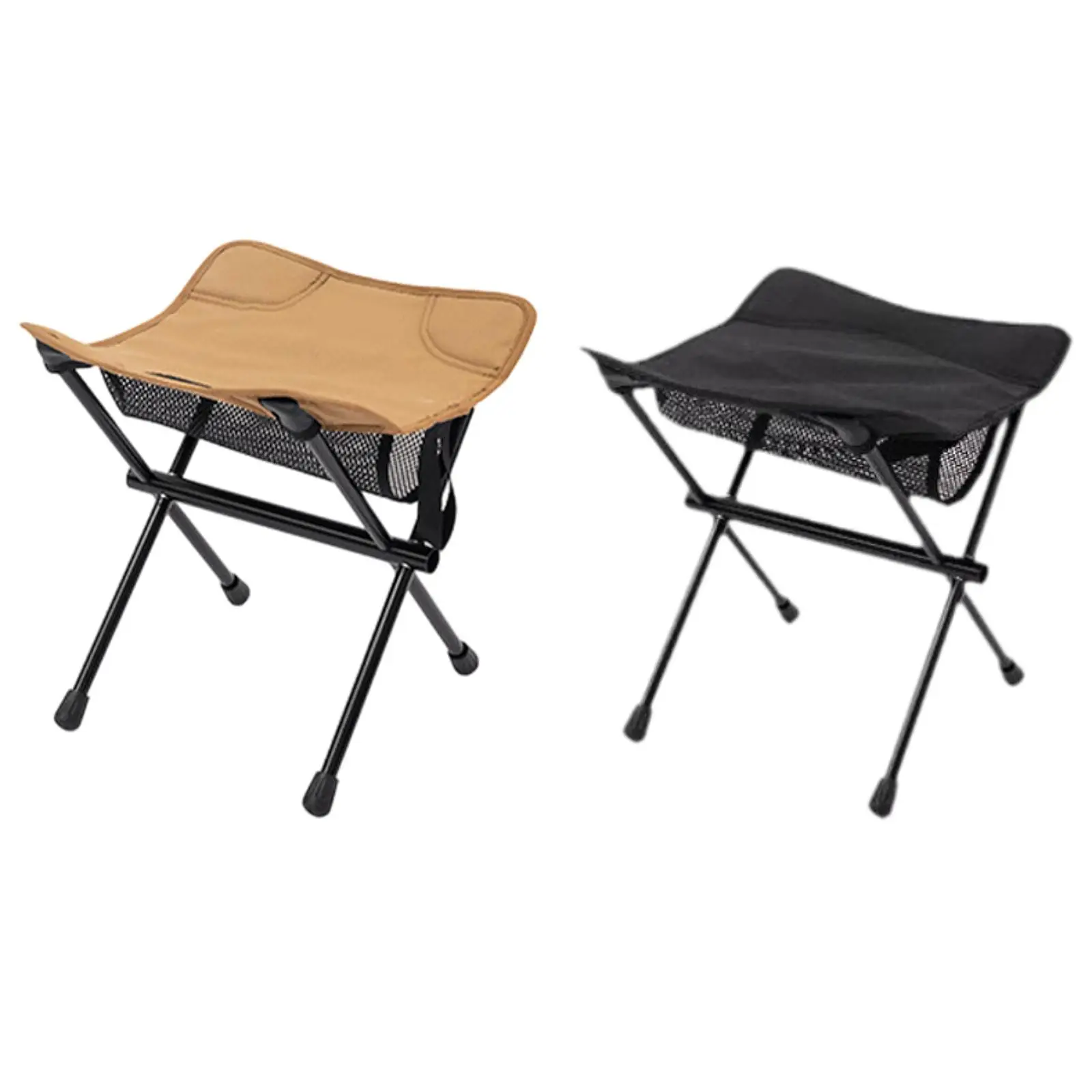 Folding Camping Stool Lounger Chair Ottoman Detachable Stool Leg Supplies for Fishing Camping Outdoor Activities Walking Travel