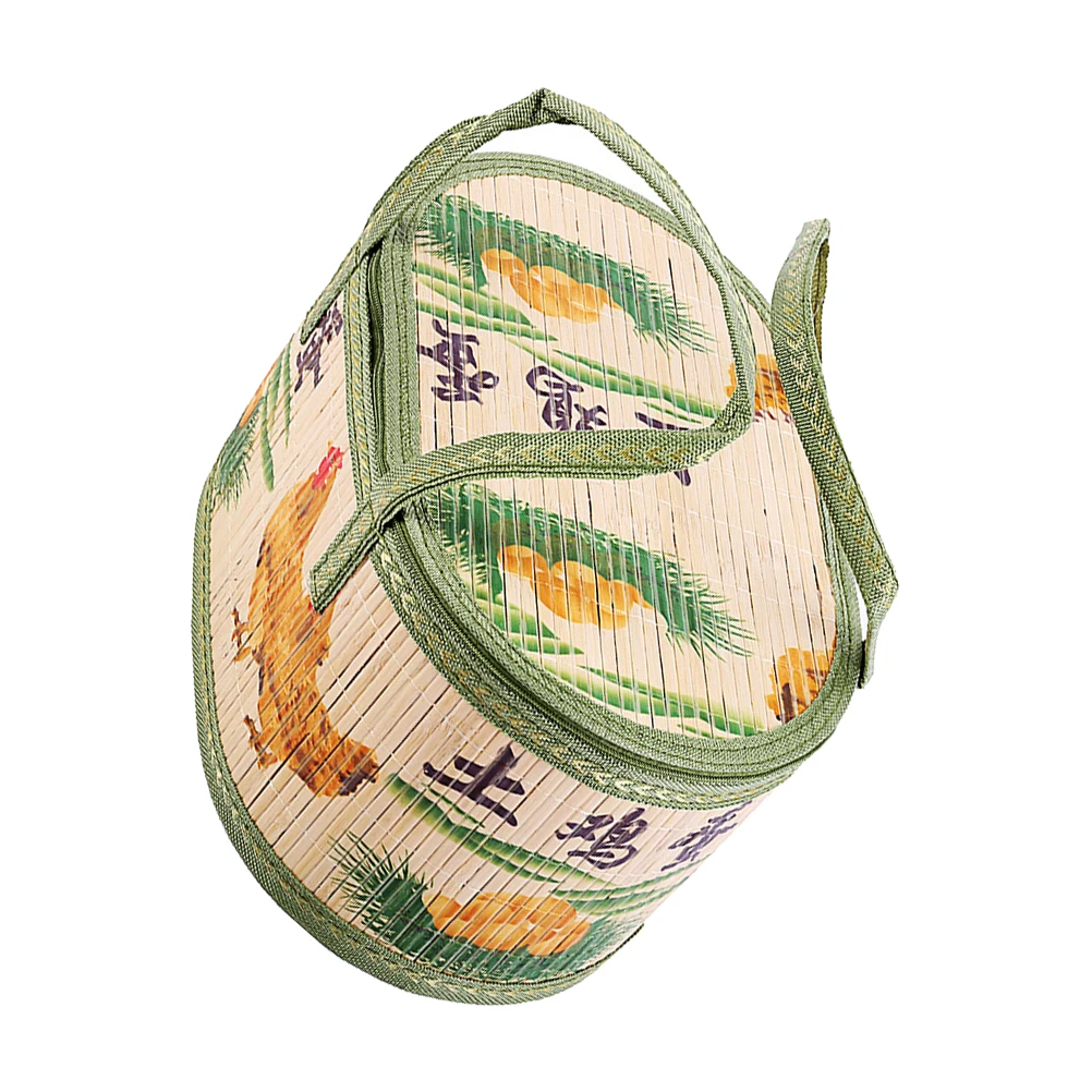 

Bamboo Weaving Egg Basket Rustic Decor Lightweight Storage Container Large Capacity Snack Fruit Vegetable Picnic Holder