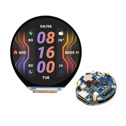 Waveshare ESP32-S3 1.46inch Round Display Development Board 412×412, Onboard Speaker And Microphone, ESP32 With Display