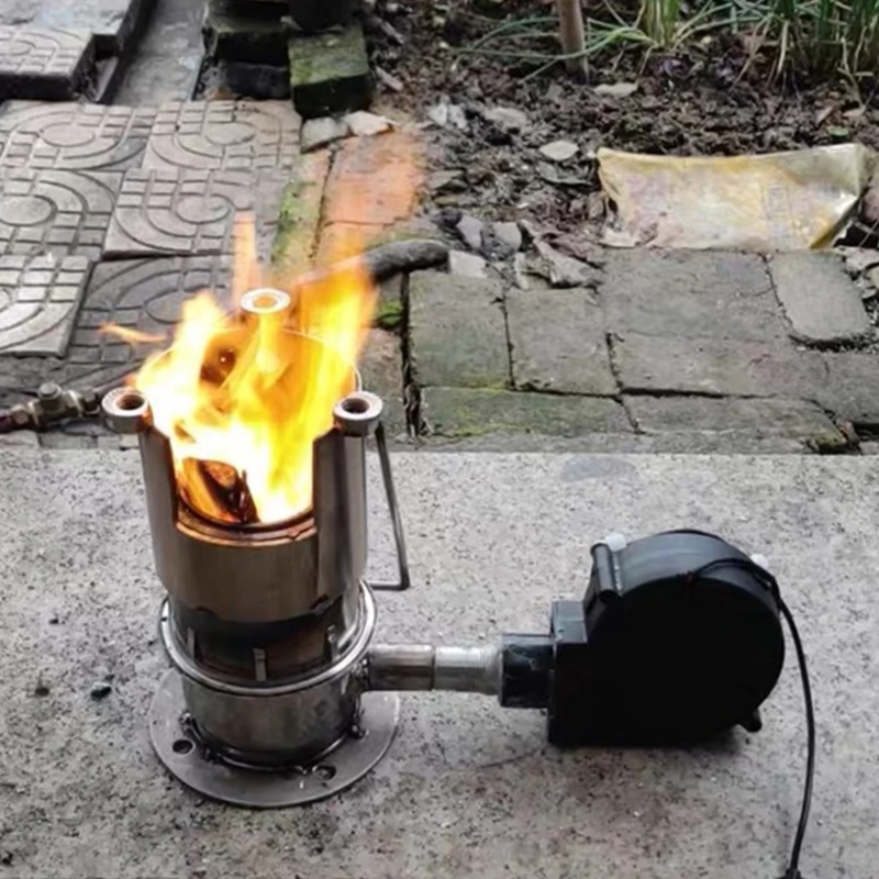 Powerful 7530 Blower Fan Keep Flames Burning USB Blower Fan for Grilling, Wood-Burning Stoves,and Charcoal Furnaces