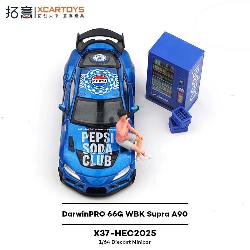 

Xcartoys 1:64 A90 Cola Set Alloy Premium Diecast Vehicle Model Limited Edition Adult Collectible Children's Birthday Gifts Toys