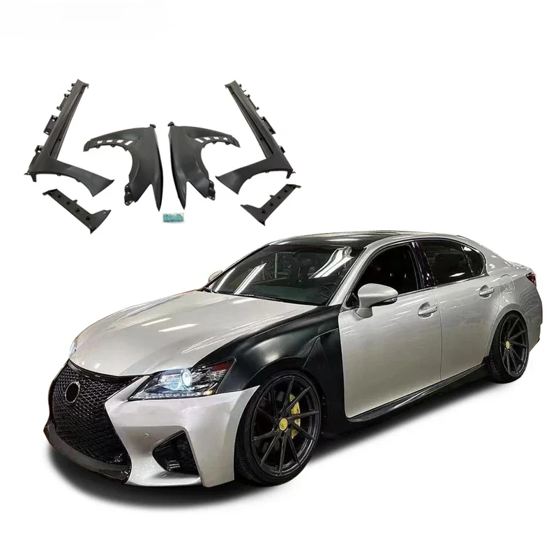 GSF style pp plastic skirt fender for the 2012-2020 Lexus GS