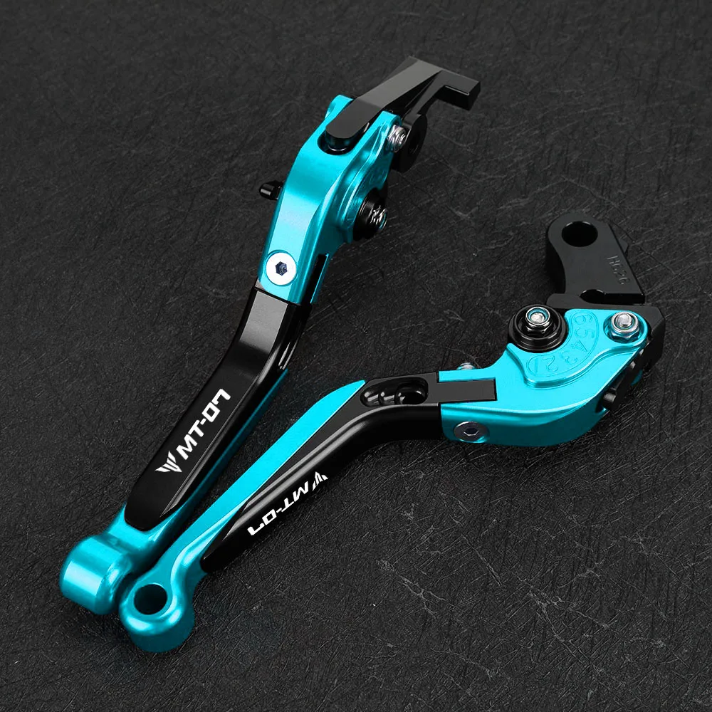 MT-07 Y-AMT Motorcycle Accessories For Yamaha MT07 2014 - 2026 Brake Clutch Levers Handlebars Handle Lever Grips Bar Ends MT 07