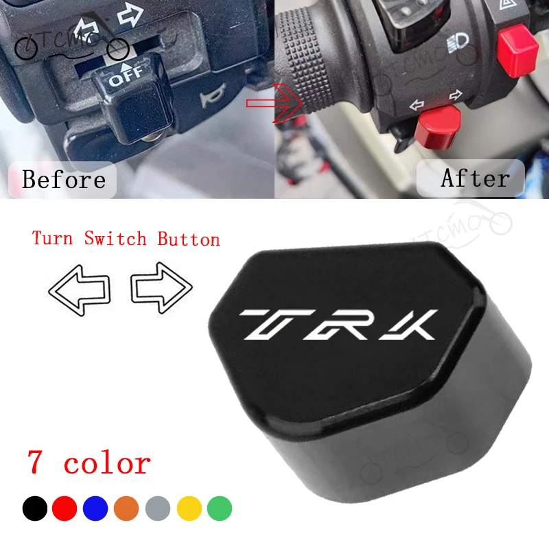 For Benelli TRK502 TRK502X TRK 702 251 800 502 TRK 502X LEONCINO 250 CNC Aluminum Motorcycle Button Turn Signal Switch Key Cap