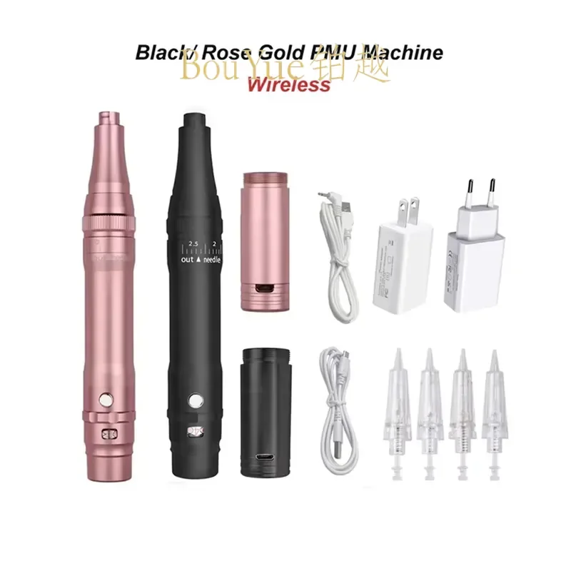 Wireless Permanent Makeup Machine Professional Microblading Pen Device for Eyebrow Lip Tattooing Beauty Tool Kit