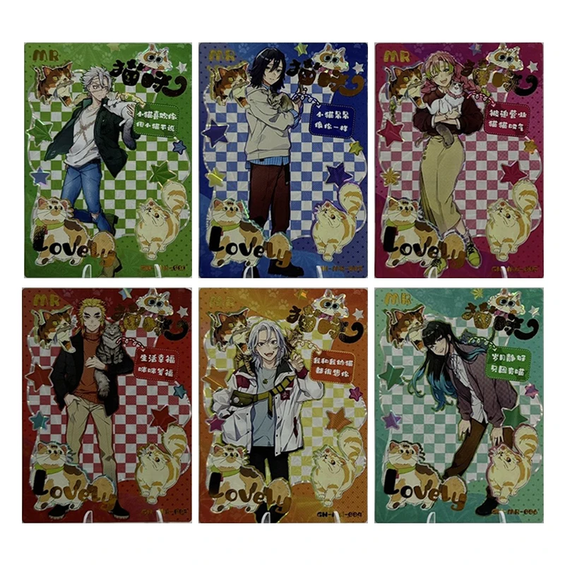 

Аниме Demon Slayer Himejima Gyomei Tomioka Giyuu Rengoku Kyoujurou Коллекционные карты Рождественские подарки на день рождения Детские игрушки