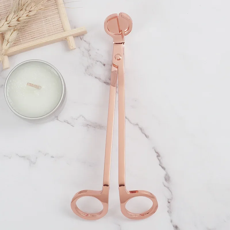 

1pc/2pcs/3pcs-Candle Wick Trimmer, Candle Shape Cutter, Stainless Steel Wick Cutting Candle Tool (Matte Black And Rose Gold )