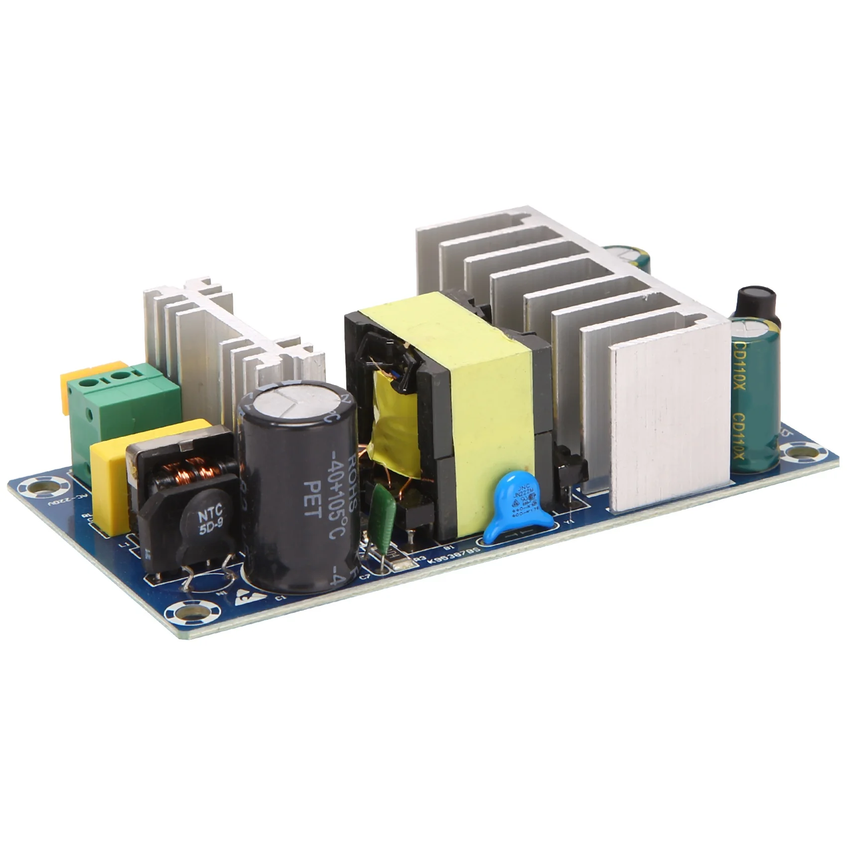 [NEW A09R!】 AC 110V 220V To DC 24V 6A AC-DC Switching Power Supply Board Module Buck Converter 100W XK-2412-24 DC Power Supply