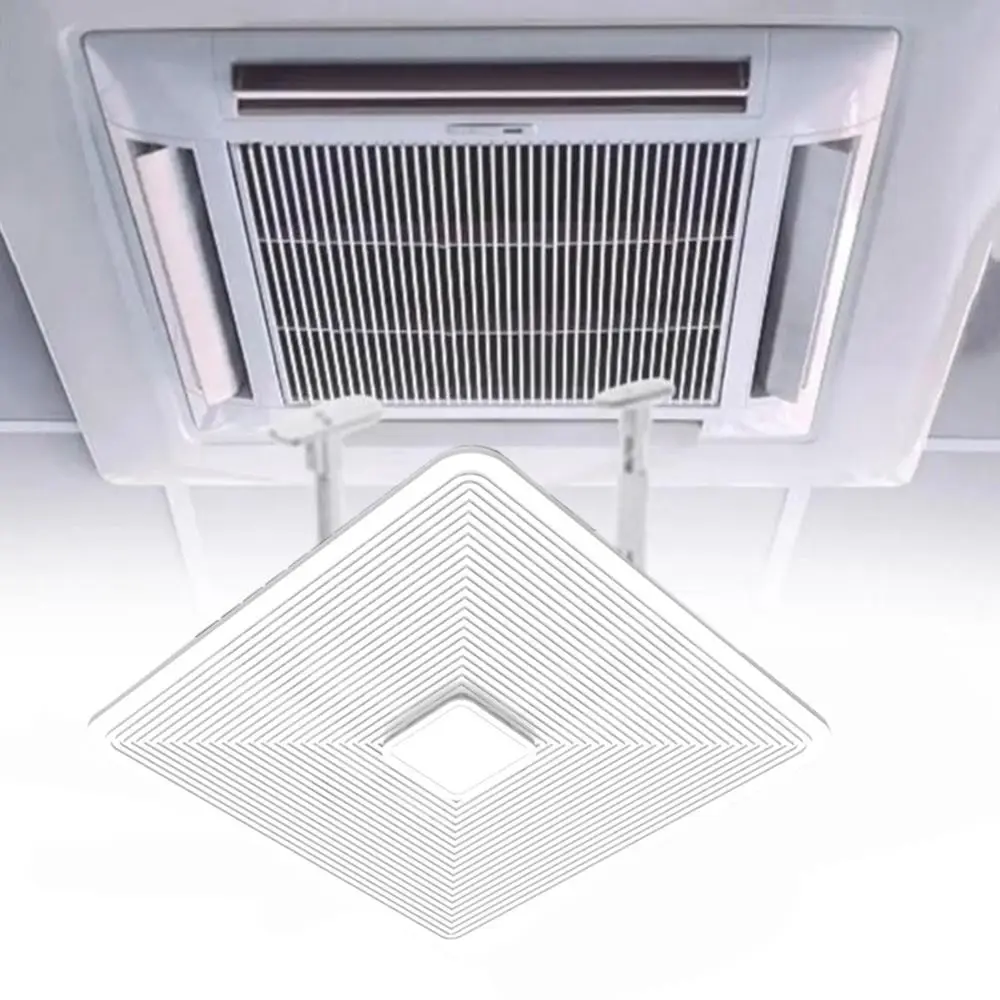

Square Central Air Conditioning Windshield Anti Straight Blow Adjustable Air Conditioning Vent Cover Plastic Outlet Wind Plate
