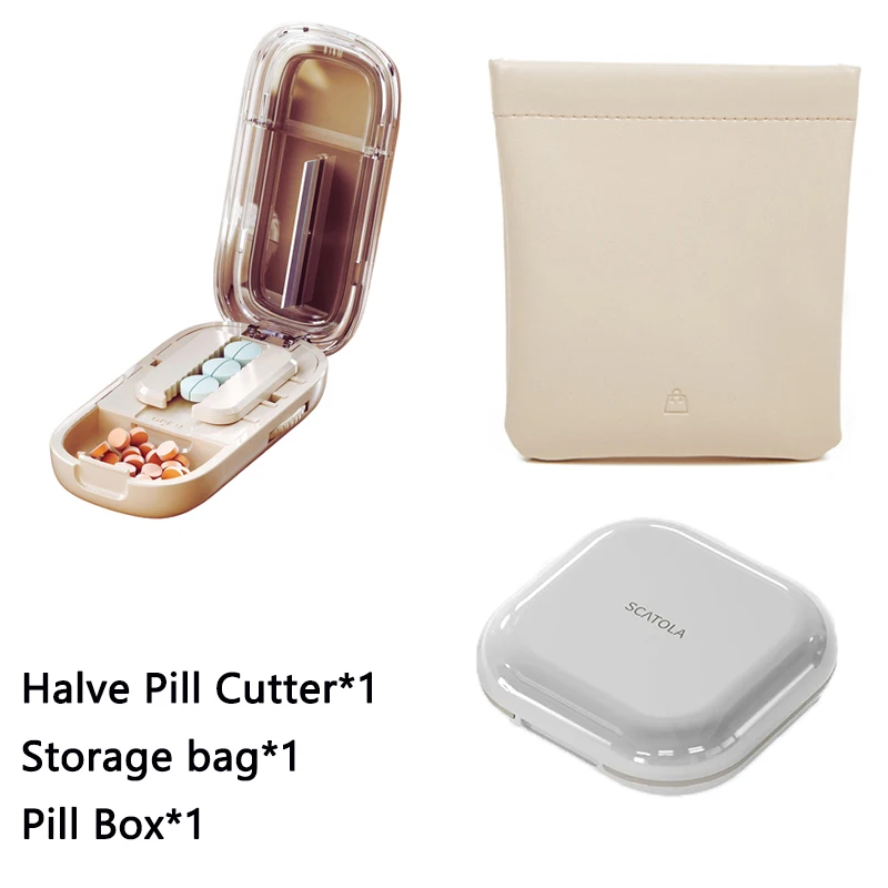 3PCS WHITE Halve