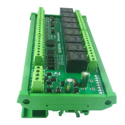 4-20MA 0-10V Current Voltage Collector R4A8H08 8DO 4DI 8AI RS485 Modbus RTU Multifunction Relay Module PLC IO Expanding Board