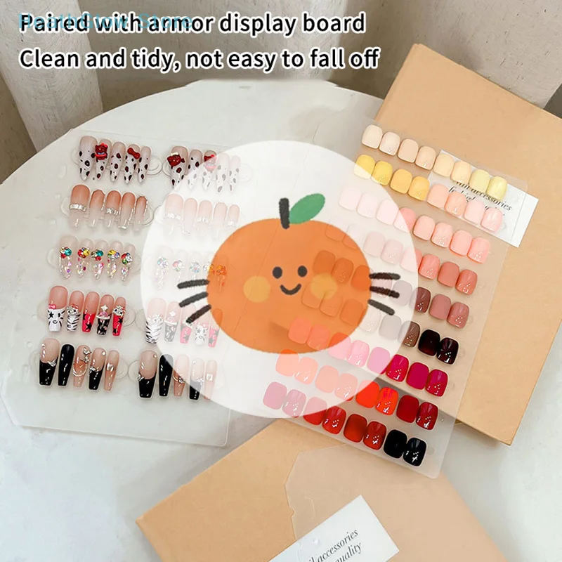 60-66-шт-Прозрачные-двусторонние-клейкие-ленты-для-демонстрации-накладных-ногтей-акриловые-стойки-для-тренировки-инструменты-для-нейл-арта