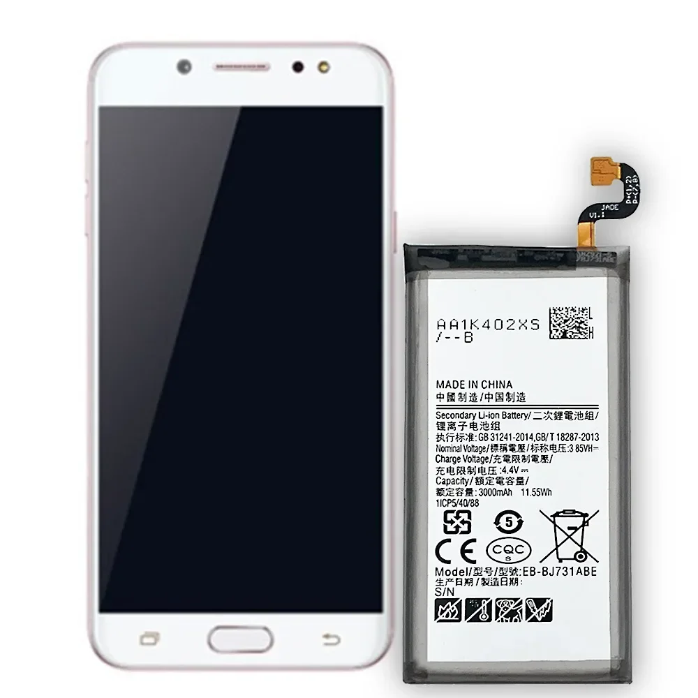 

Новый аккумулятор EB-BJ731ABE 3000 мАч для Samsung Galaxy C7 2017 J7 + C8 J731 J710 J7310, высококачественная сменная литиевая батарея