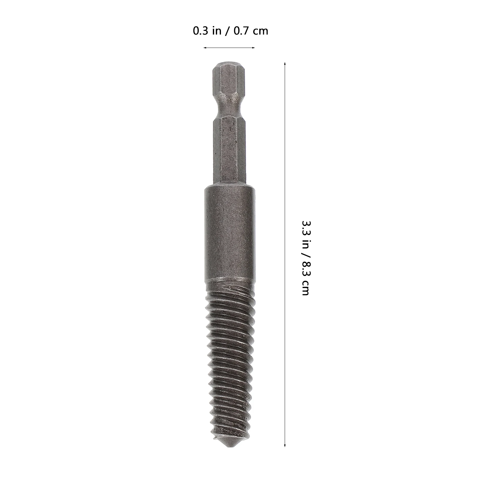 

5pcs Screw Extractor Remover High Hardness Wear Tool Damaged Stripped Broken Reverse Rotation Portable